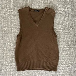 Brandy Melville Brown Vest